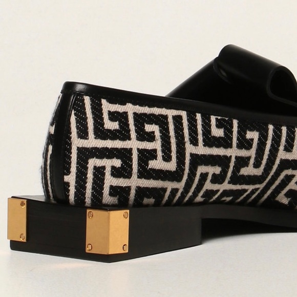Balmain loafers B monogram “Tomi” Sz38 NIB $1395 - Picture 2 of 7